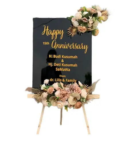 Papan Bunga Akrilik Baledu