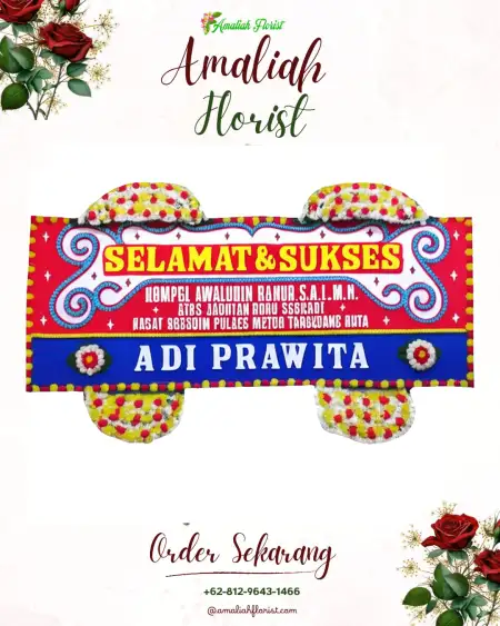 Papan Bunga Ucapan Selamat Baledu